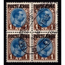1922-26 - Danmark - Postfærge AFA 8a - Frimærke - Stemplet.